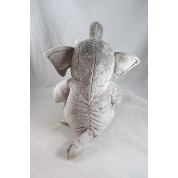 Build A Bear Gray Elephant Stuffed Plush Animal 13" Giggles Sound Retired - Picture 7 of 10